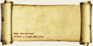 Javor Žegarac vizit kartica